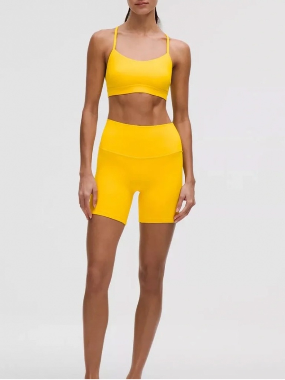 NWT lululemon Align High-Rise Short 6" Maize Yellow Size 4